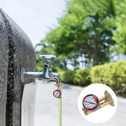 Todaioua Brass RV Water Pressure Regulator, RV Water Regulator With Filter Screen And Gauge For Campers, Travel Trailers, RV Plumbing System